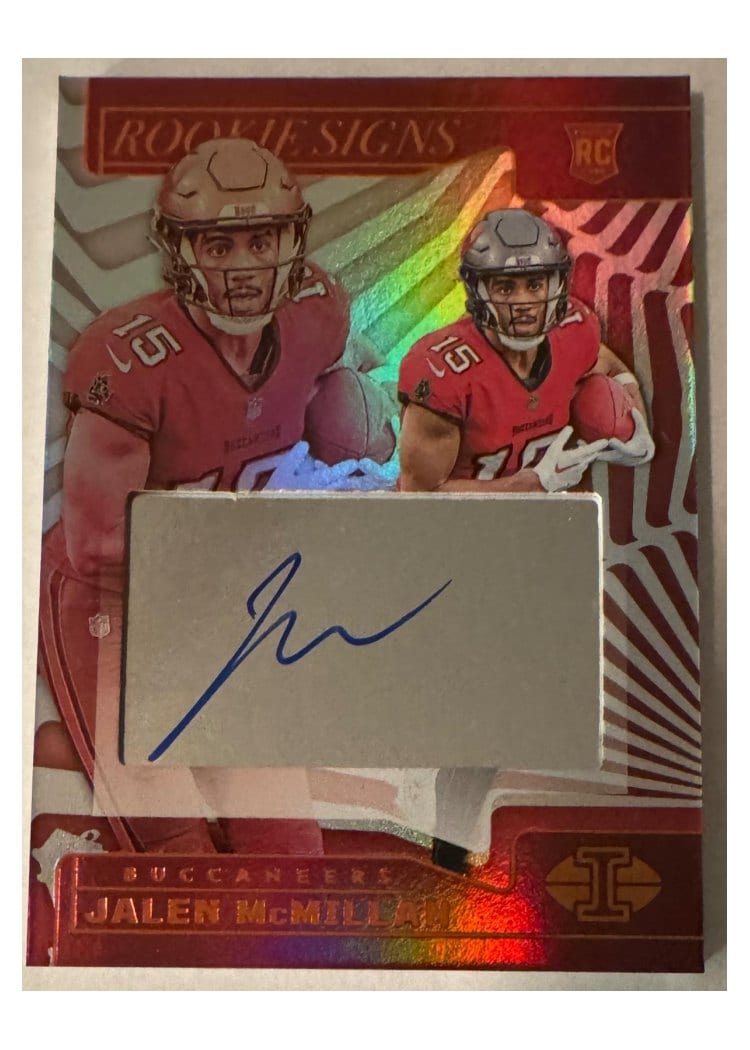 2024 Panini Illusions Rookie Signs Jalen McMillan #17 card