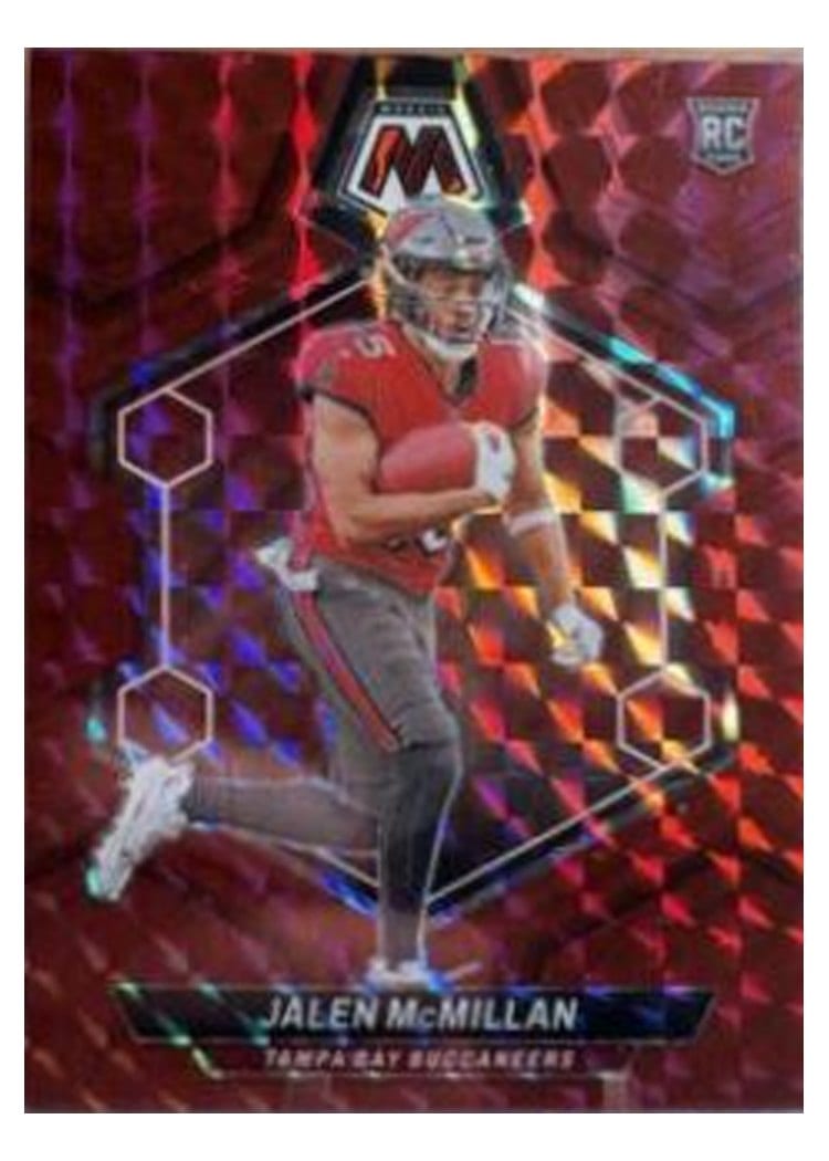 2024 Panini Mosaic Base Set Jalen McMillan Red #373 card