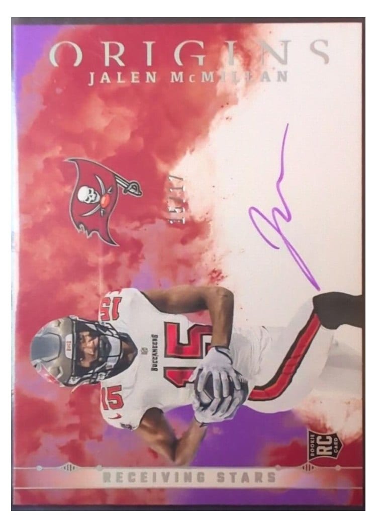 2024 Panini Origins Receiving Stars Signatures Jalen McMillan #RSS-JML card