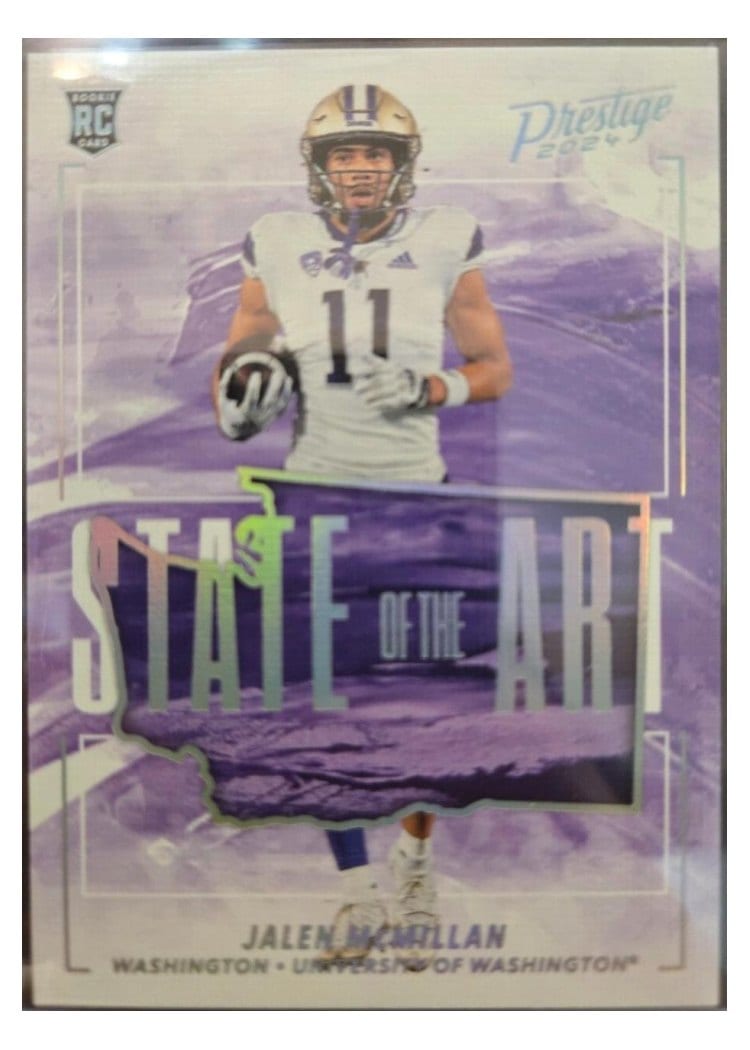2024 Panini Prestige State of the Art Jalen McMillan #SA-JMN card