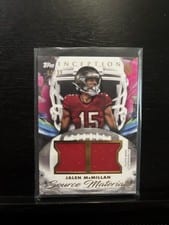 2024 Topps Inception Source Materials Jalen McMillan #SM-JM card