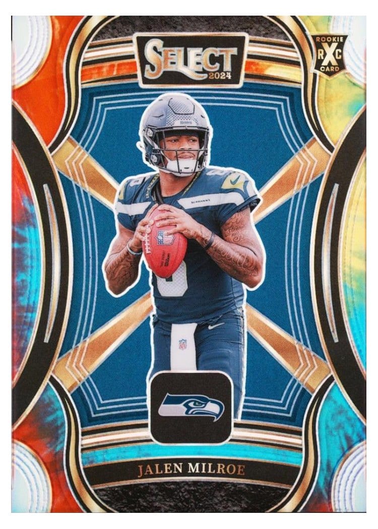2024 Panini Select 2025 XRC Prizm Redemption Jalen Milroe #504 card