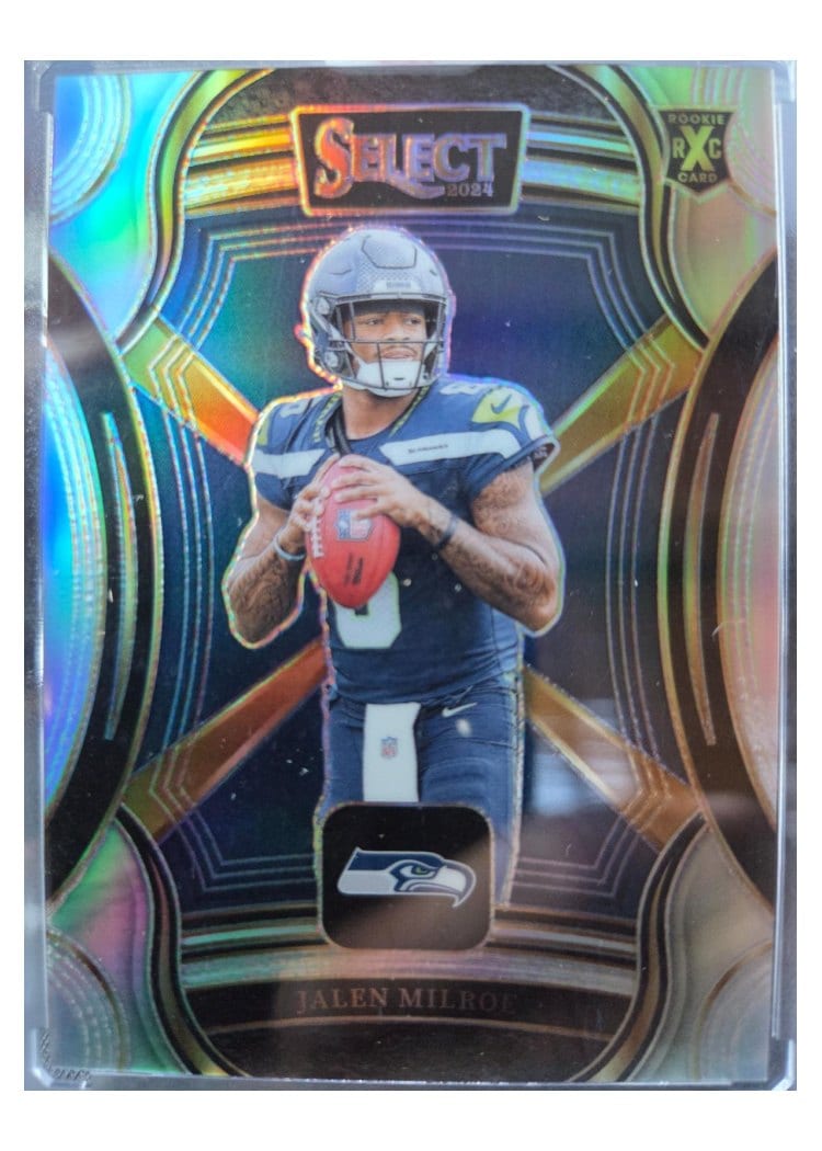 2024 Panini Select 2025 XRC Prizm Redemption Jalen Milroe #504 card