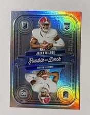2025 Donruss Elite Rookie On Deck Jalen Milroe #14 card