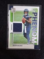 2025 Donruss Rookie Phenom Jerseys Jalen Milroe #RPJ-JME card