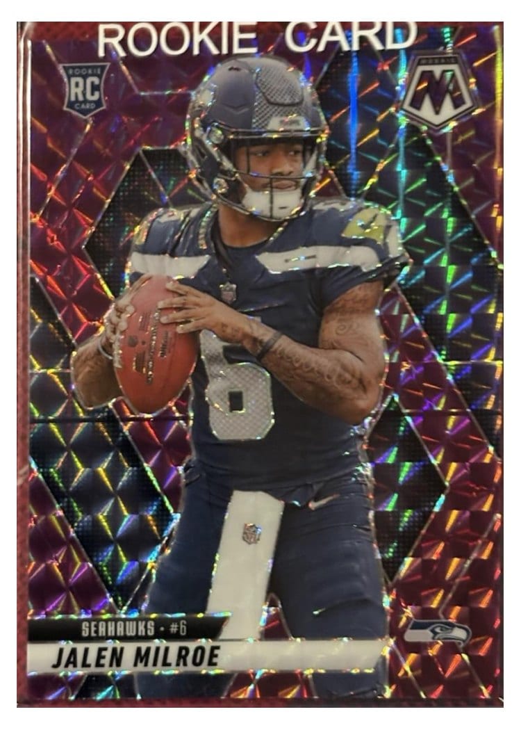 2025 Panini Mosaic Base Set Jalen Milroe #322 card