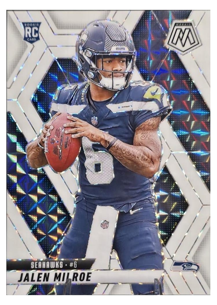 2025 Panini Mosaic Base Set Jalen Milroe #322 card