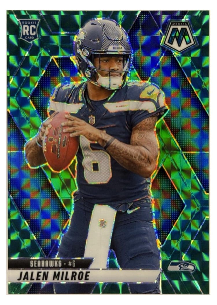 2025 Panini Mosaic Base Set Jalen Milroe #322 card