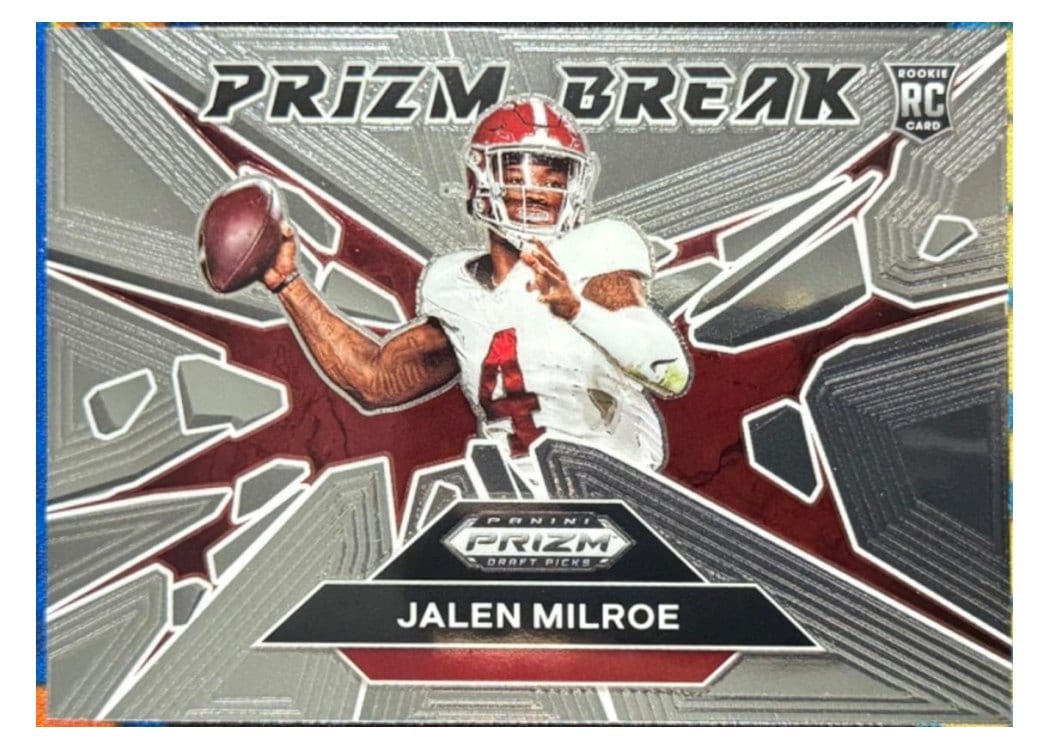2025 Panini Prizm Draft Picks Prizm Break Jalen Milroe #12