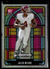 2025 Panini Prizm Draft Picks Stained Glass Jalen Milroe #13 card