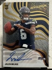 2025 Panini Revolution Revolution Signatures Jalen Milroe #7 card