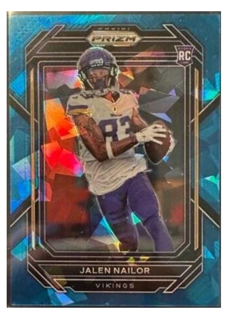 2022 Panini Prizm Base Set Jalen Nailor Blue Ice #358 card