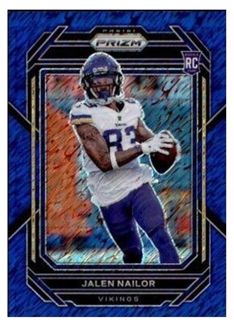2022 Panini Prizm Base Set Jalen Nailor Blue Shimmer #358 card
