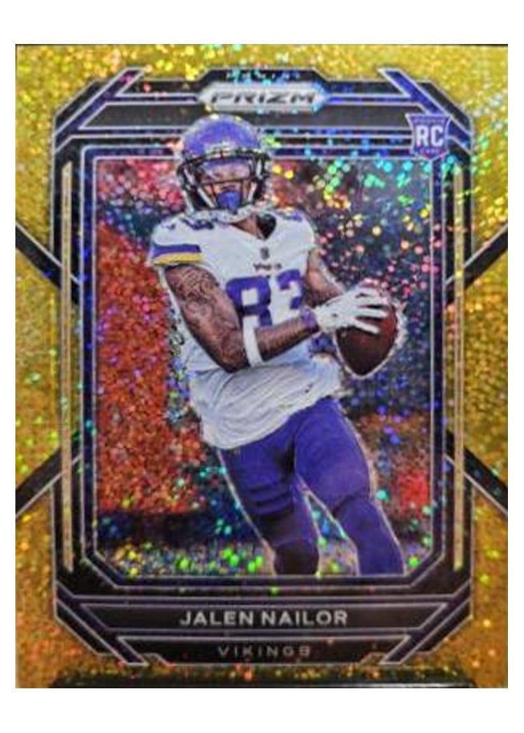 2022 Panini Prizm Base Set Jalen Nailor Gold Sparkle #358 card