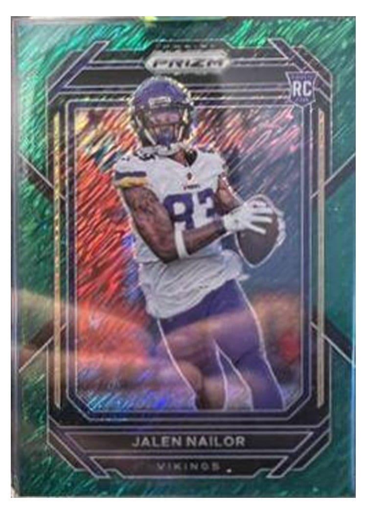 2022 Panini Prizm Base Set Jalen Nailor Green Shimmer #358 card
