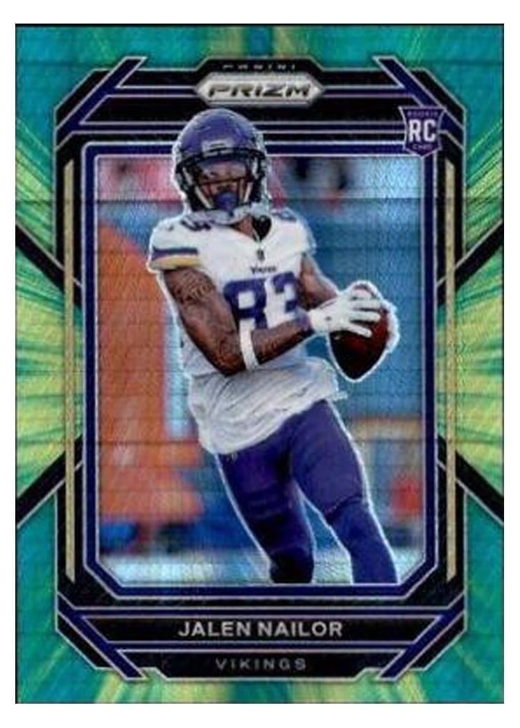 2022 Panini Prizm Base Set Jalen Nailor Hyper #358 card