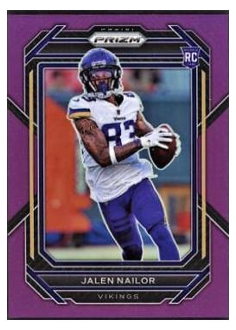 2022 Panini Prizm Base Set Jalen Nailor Purple #358 card