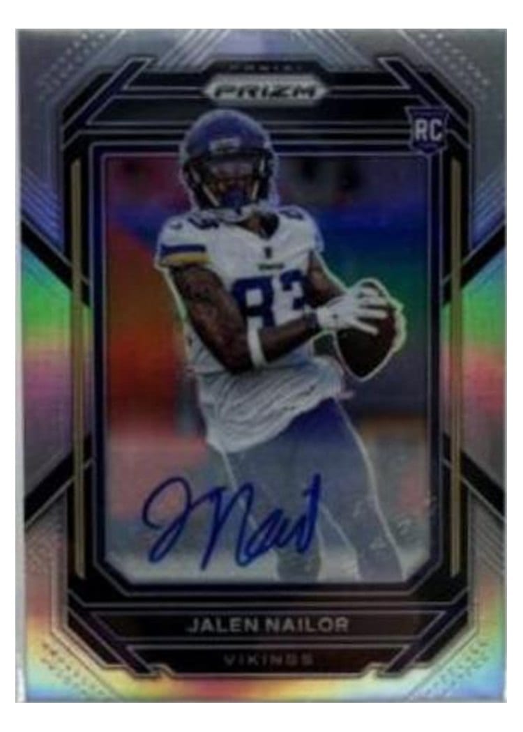 2022 Panini Prizm Base Set Jalen Nailor Autograph Silver #358 card