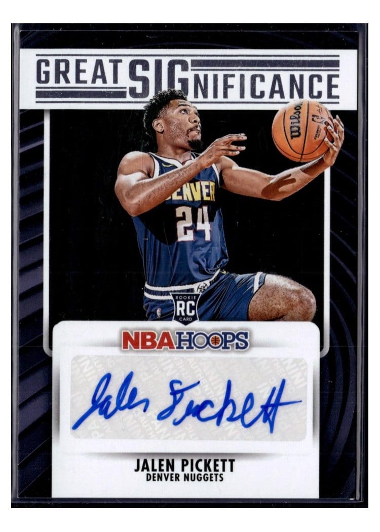 2023-24 Hoops Great SIGnificance Jalen Pickett #GS-PKT card