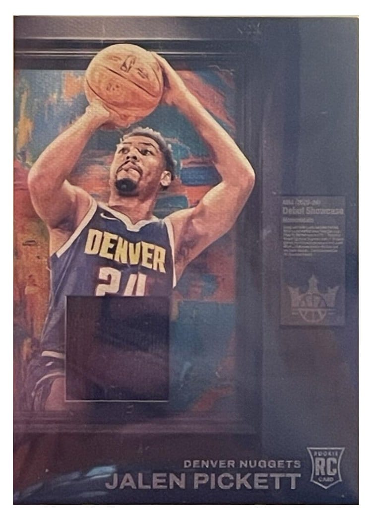 2023-24 Panini Court Kings Debut Showcase Memorabilia Jalen Pickett #DSM-PKT card