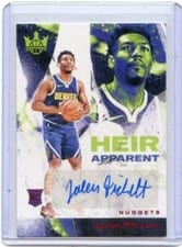 2023-24 Panini Court Kings Heir Apparent Autographs Jalen Pickett #HA-JPN card