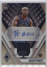 2023-24 Panini Phoenix Rookie Jersey Autographs Jalen Pickett #RJA-JPK card
