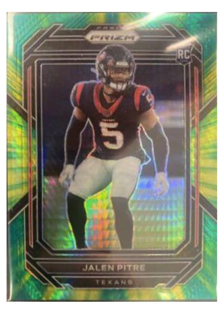 2022 Panini Prizm Base Set Jalen Pitre Hyper #383 card