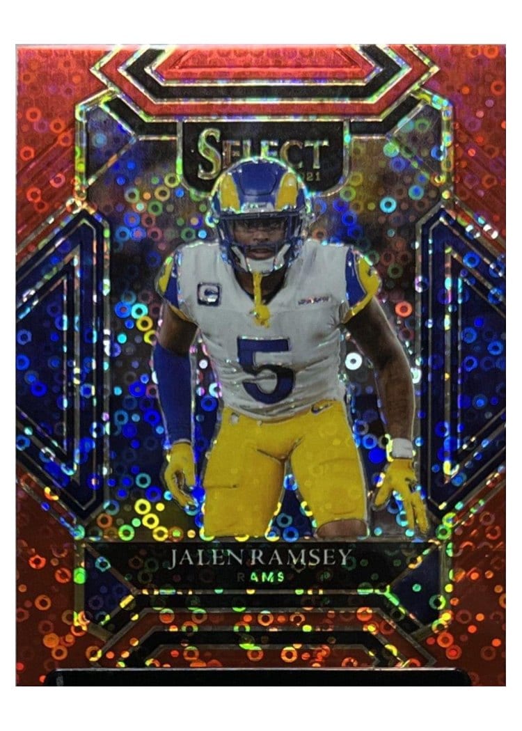 2021 Panini Select Base Set Jalen Ramsey Red Disco #220 card