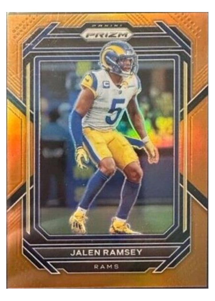 2022 Panini Prizm Base Set Jalen Ramsey Orange #165 card