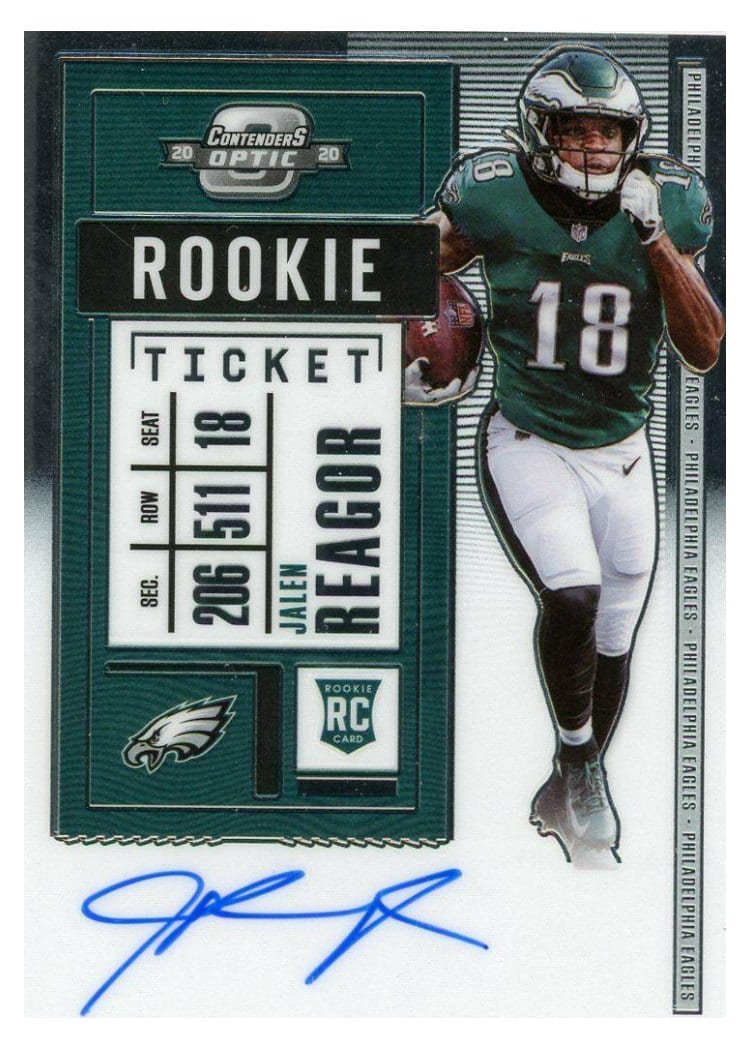 2020 Panini Contenders Optic Base Set Jalen Reagor #108 card