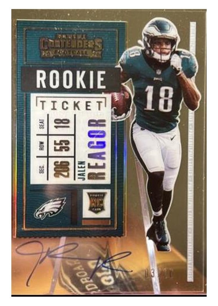 2020 Panini Contenders Optic Base Set Jalen Reagor #108 card