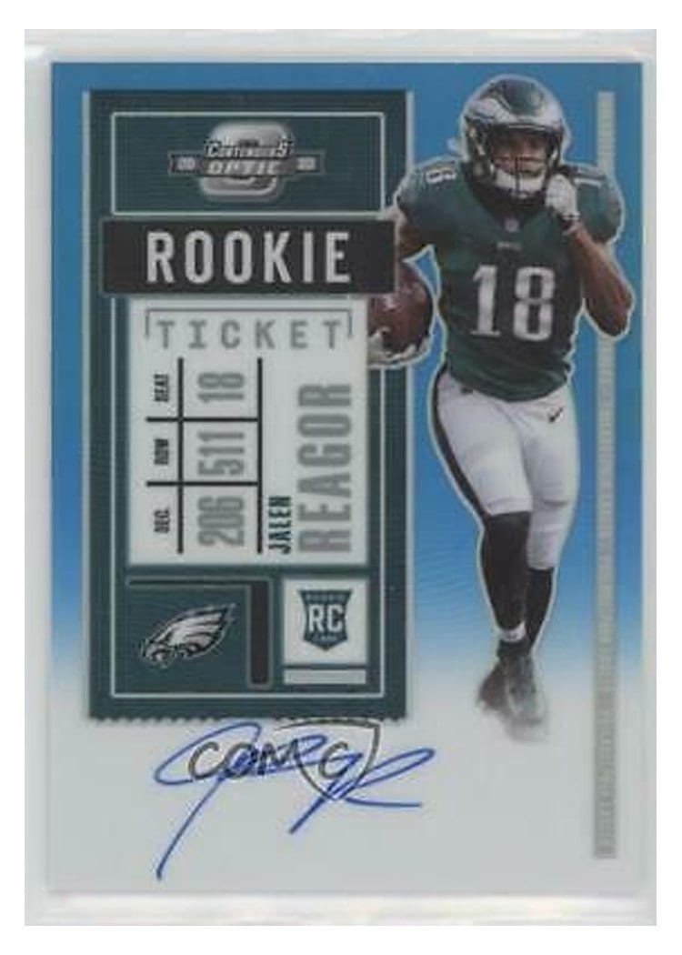 2020 Panini Contenders Optic Base Set Jalen Reagor #108 card