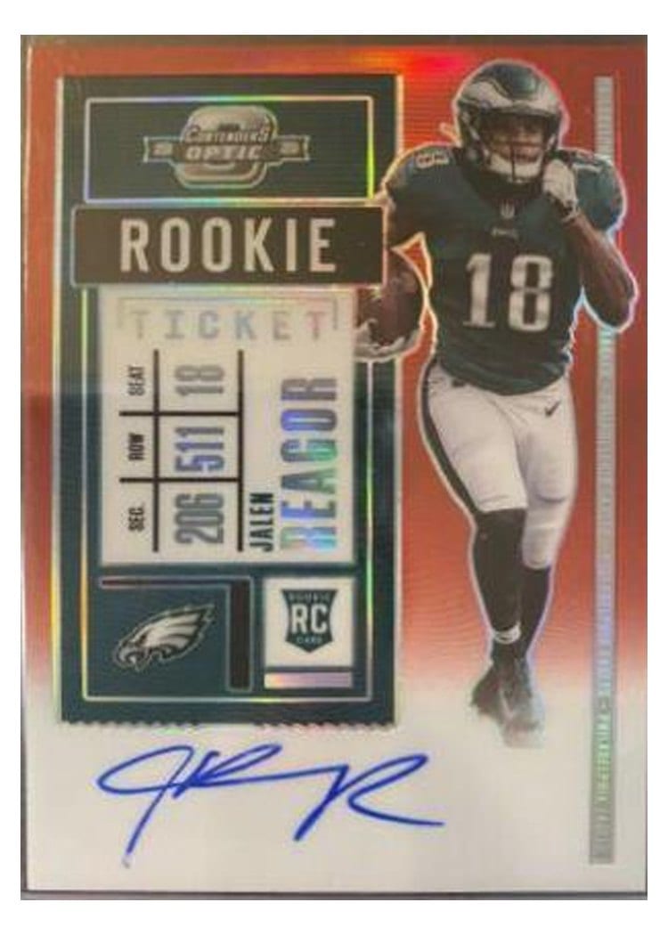2020 Panini Contenders Optic Base Set Jalen Reagor #108 card