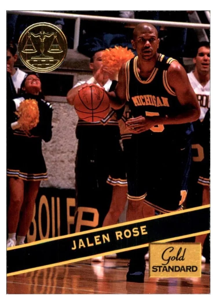 1994 Signature Rookies Gold Standard Jalen Rose #16 card