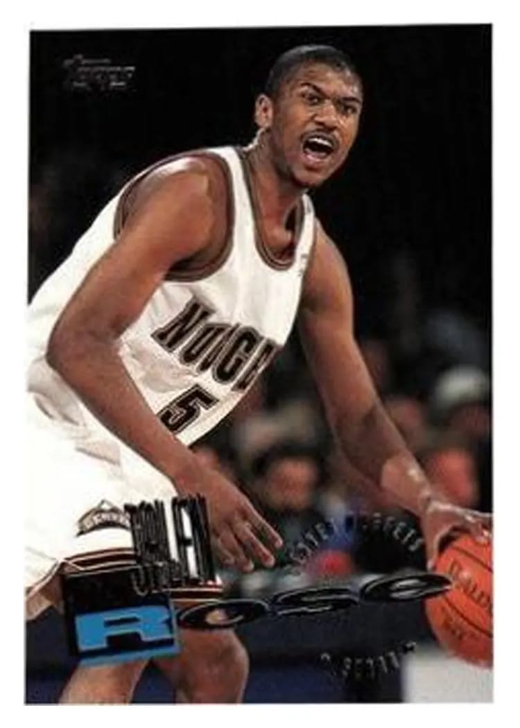 1995 Topps Jalen Rose #136 card