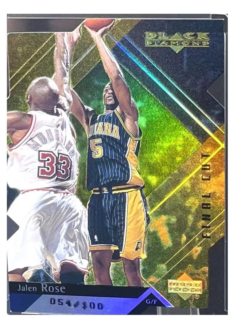 1999 Upper Deck Black Diamond Jalen Rose #33 card