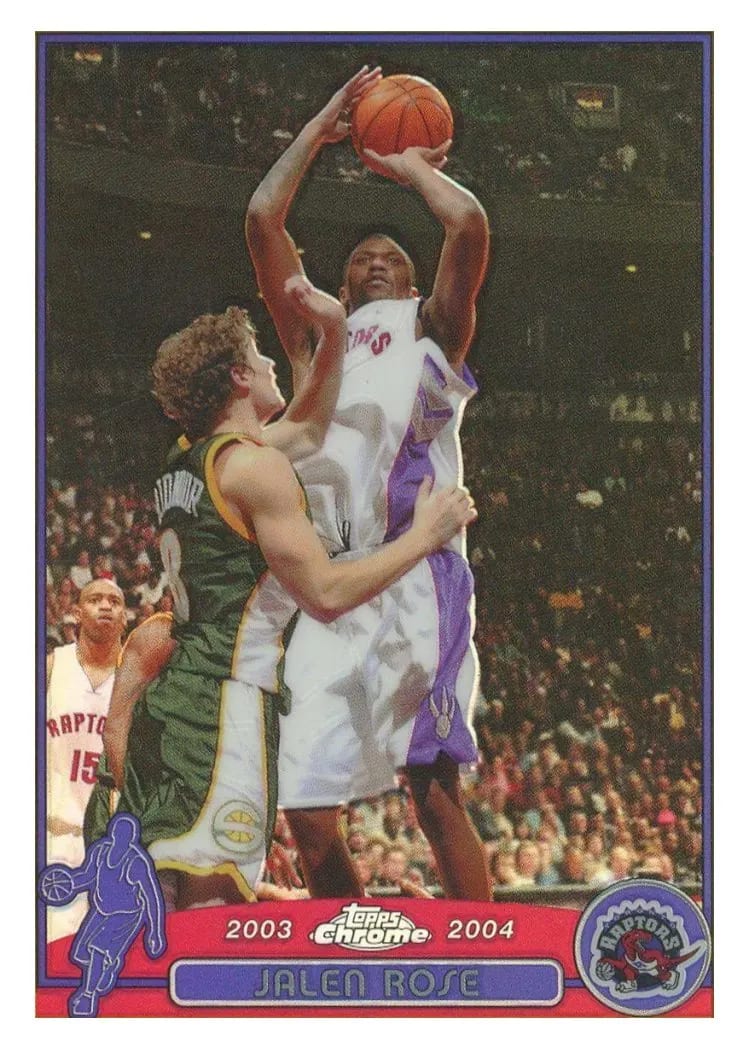 2003 Topps Chrome Jalen Rose #54 card