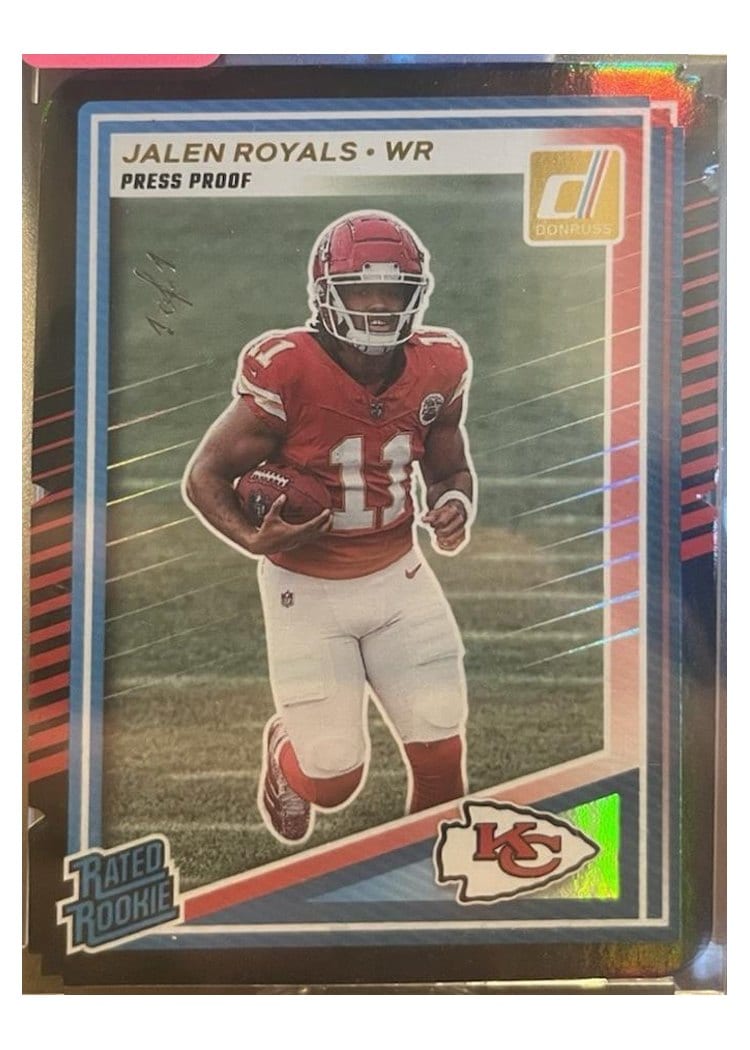 2025 Donruss Base Set Jalen Royals #321 card