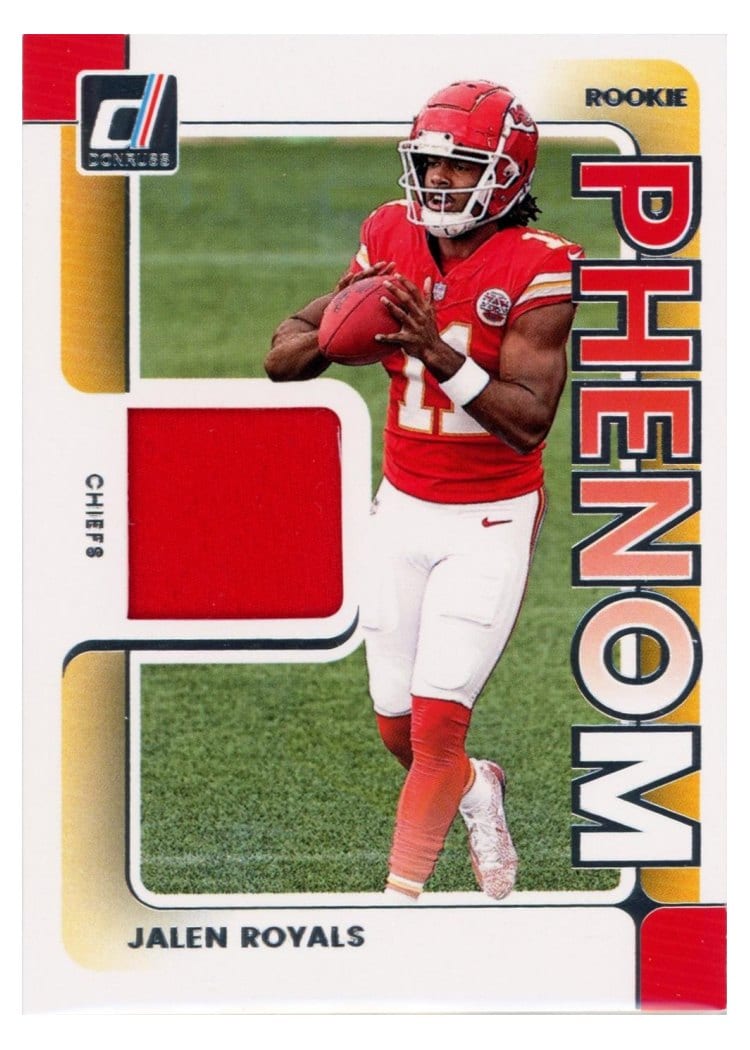 2025 Donruss Rookie Phenom Jerseys Jalen Royals #RPJ-JRS card