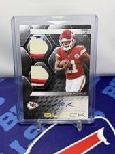 2025 Panini Black Rookie Signature Materials Jalen Royals #20 card