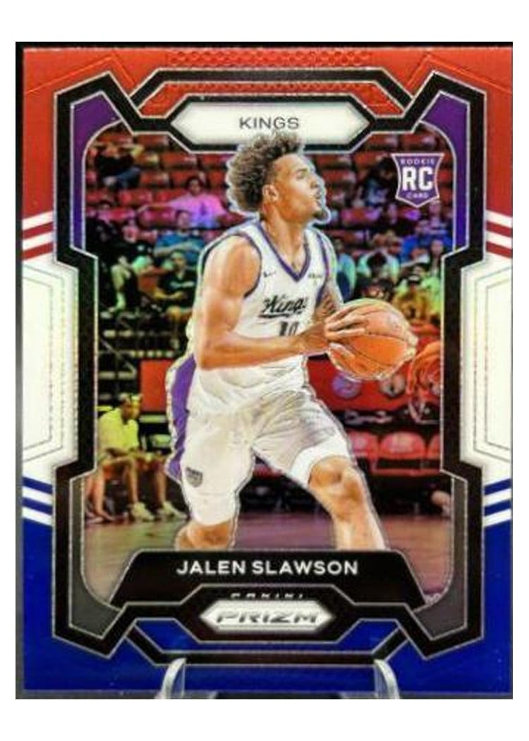 2023-24 Panini Prizm Base Set Jalen Slawson Red White Blue #149 card