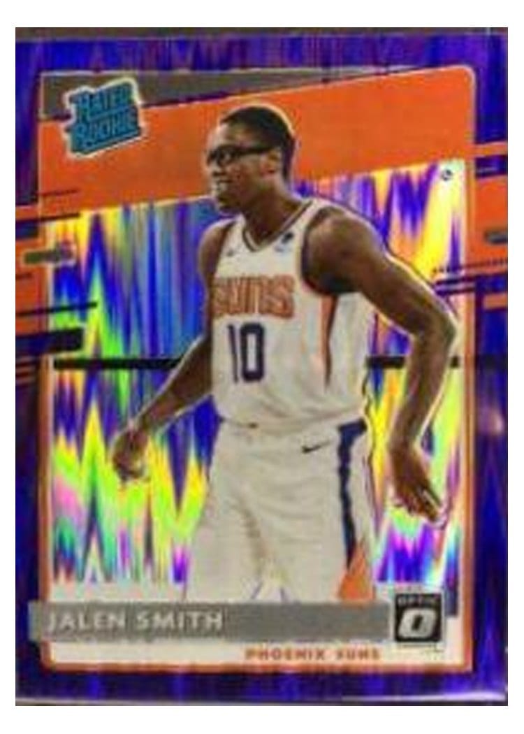 2020-21 Donruss Optic Base Set Jalen Smith Purple Shock #160 card