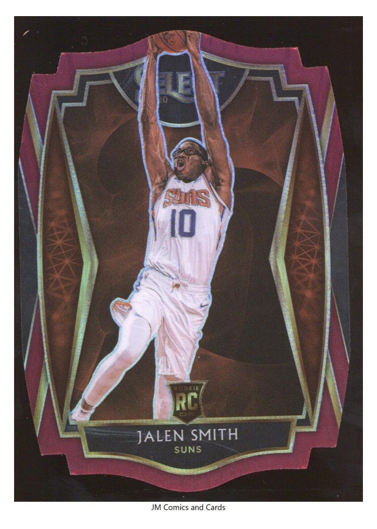 2020-21 Panini Select Base Set Jalen Smith Maroon Prizm Die Cut #188 card