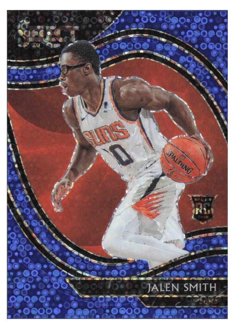 2020-21 Panini Select Base Set Jalen Smith Blue Disco Prizm #291 card