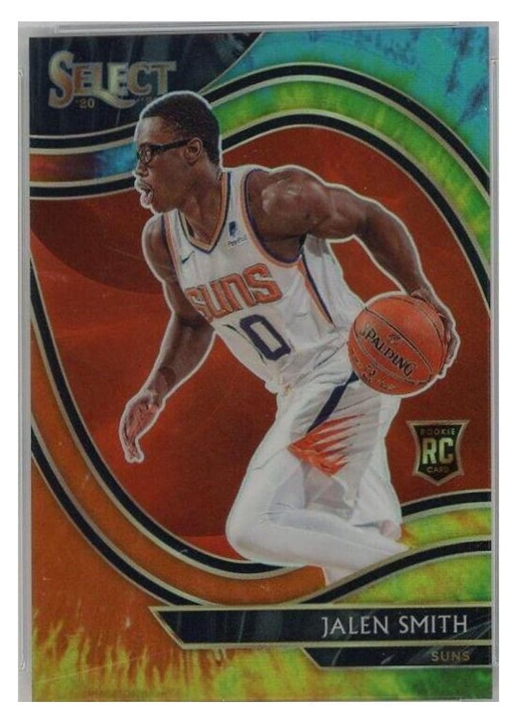 2020-21 Panini Select Base Set Jalen Smith Tie Dye Prizm #291 card
