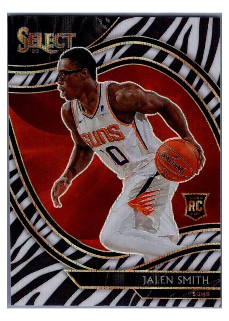 2020-21 Panini Select Base Set Jalen Smith Zebra Prizm #291 card