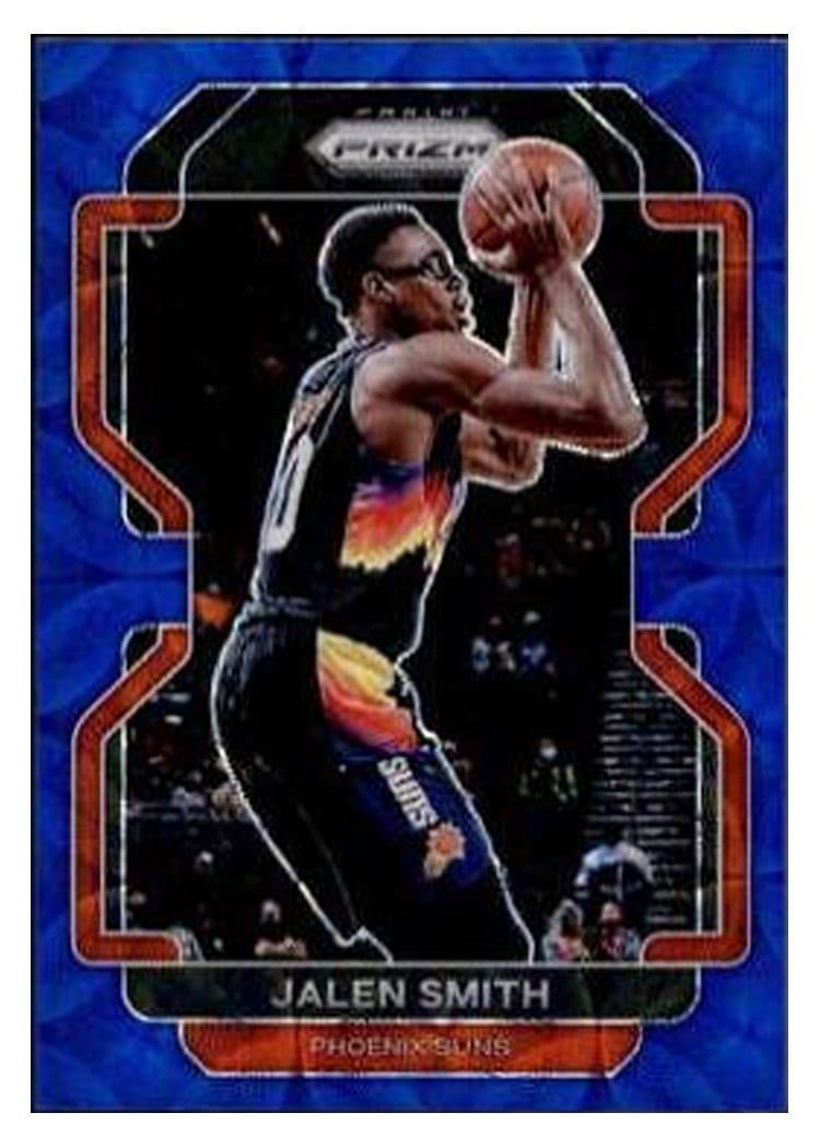 2021-22 Panini Prizm Base Set Jalen Smith Blue Choice Prizm #110 card