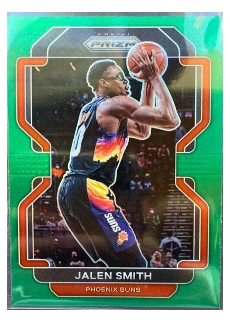 2021-22 Panini Prizm Base Set Jalen Smith Green Prizm #110 card