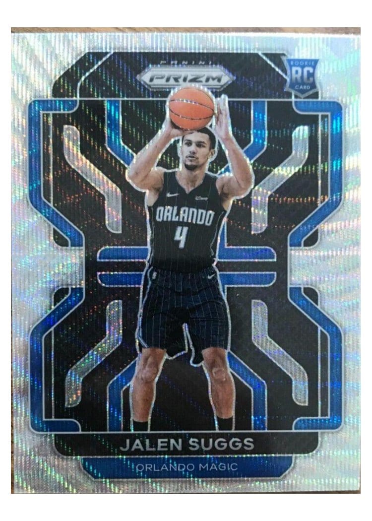 2021-22 Panini Prizm Base Set Jalen Suggs Gold Wave #314 card