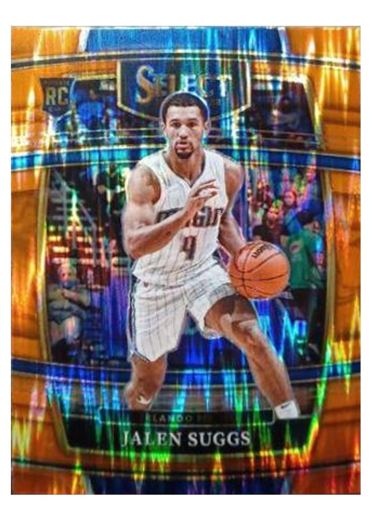 2021-22 Panini Select Base Set Jalen Suggs Orange Flash Prizm #27 card